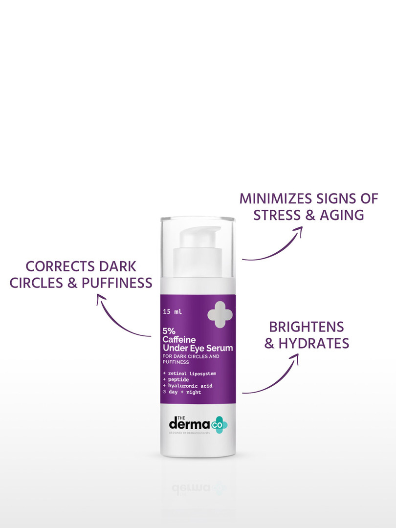 The Derma co. 5% Caffeine Under Eye Serum For Dark Circles & Puffiness